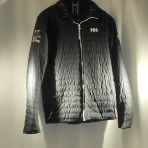 Vintage Helly Hansen lined polyester puffy jacket, mens XL